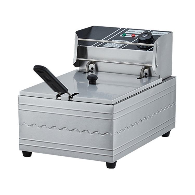 Multifunctional Commercial Stainless Steel Thick Electric Fryer Electric Boiler, Single Cylinder 6L, Single Cylinder 6L+Temperature Limiter, Single Cylinder 6L+Timer, Dual Cylinder 12L, Dual Cylinder 12L+Temperature Limiter, Dual Cylinder 12L+Timer