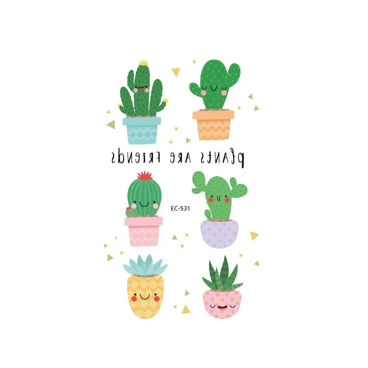 20 PCS Waterproof Painted Fruits Vegetables Plants Children Tattoo Stickers, EC-531, EC-532, EC-533, EC-534, EC-535, EC-536, EC-537, EC-538, EC-539, EC-540, EC-541, EC-542, EC-543, EC-544, EC-545, EC-546, EC-547, EC-548, EC-549, EC-550, EC-551, EC-552