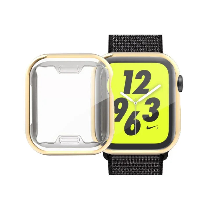 Full Coverage Plating TPU Case For Apple Watch Series 6 / 5 / 4 / Watch SE 40mm, For Series 5 & 4 40mm, For Apple Watch Series 6 / 5 / 4 / Watch SE 40mm