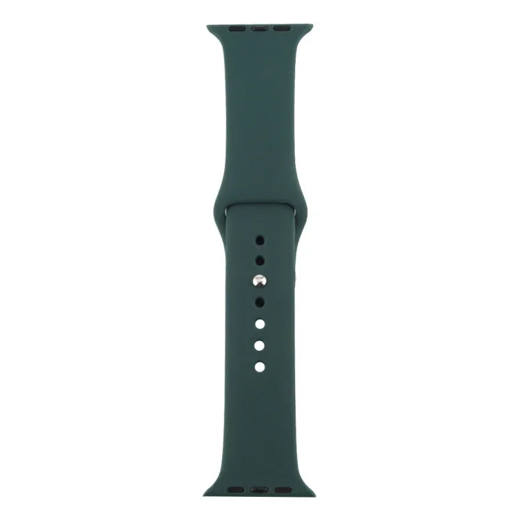 For Apple Watch Series 7 41mm / 6 & SE & 5 & 4 40mm / 3 & 2 & 1 38mm Silicone Watch Band, For Apple Watch Series 7 41mm / 6 & SE & 5 & 4 40mm / 3 & 2 & 1 38mm