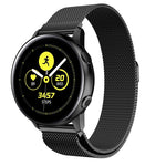 Milanis Magnetic Stainless Steel Mesh Wrist Strap WatchBand for Galaxy Watch Active 20mm