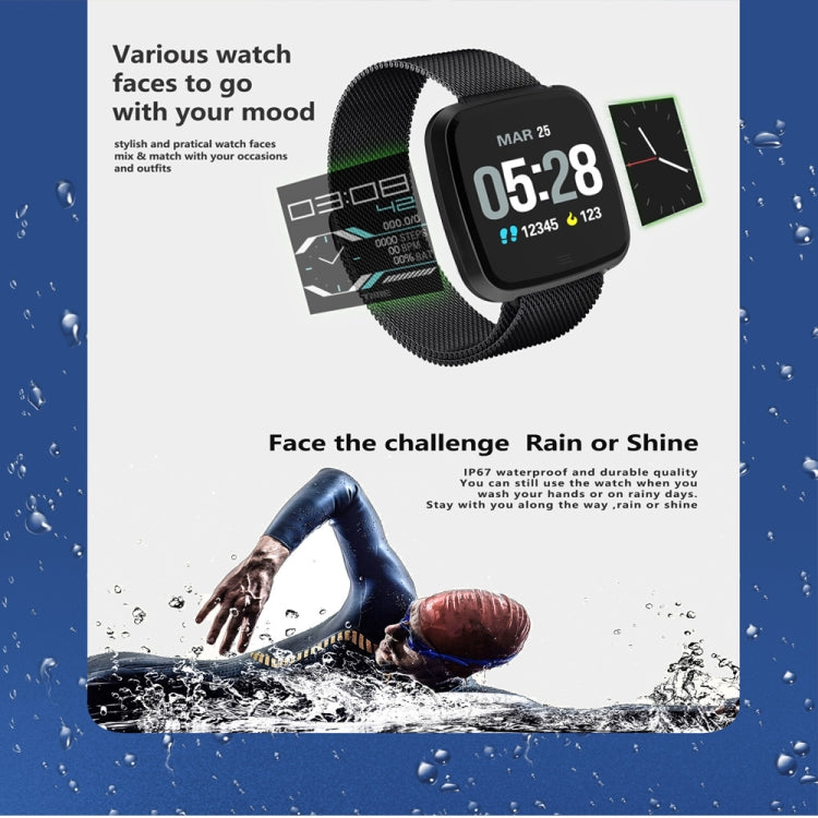 DTNO.1 G12 1.3 inches OLED Color Screen Smart Bracelet IP67 Waterproof, Nylon Watchband, Support Call Reminder /Heart Rate Monitoring /Sedentary Reminder /Multi-sport Mode