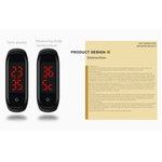 V8 Smart Temperature Monitoring Bracelet, Temperature Measurement Range: 30-45 Degrees Celsius