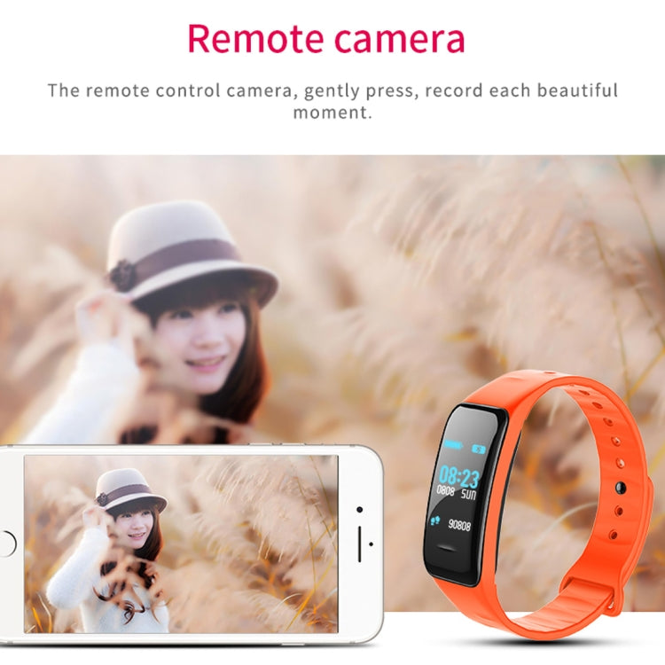 CHIGU C1Plus Fitness Tracker 0.96 inch IPS Screen Smartband Bracelet, IP67 Waterproof, Support Sports Mode / Blood Pressure / Sleep Monitor / Heart Rate Monitor / Fatigue Monitor / Sedentary Reminder, C1 Plus Red, C1 Plus Black, C1 Plus Blue           ...