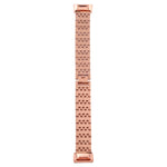 For Fitbit Charge 3 Diamond-studded Stainless Steel  Watch Band