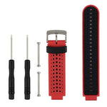 Two-colour Silicone Sport Watch Band for Garmin Forerunner 230 / 235 / 620 / 630 / 735XT