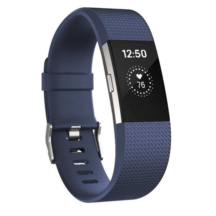 Square Pattern Adjustable Sport Watch Band for FITBIT Charge 2, Size: L, 12.5x8.5cm, L, Coral Red, L, Navy Blue, L, Dark Purple, L, Purple, L, Orange, L, Cyan, L, Pink, L, Red, L, Green, L, Rose Red, L, Grey, L, Sky Blue, L, Blue, L, White, L, Aqua Blu...