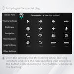 DQX-999A Multifunctional Steering Wheel Button Controller Car DVD Screen Wireless Remote Control, DQX-999A