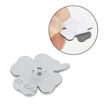 2pcs Four Leaf Clover Luck Symbol Badge Labeling Sticker Styling Car Decoration, Size: 2x2x0.2cm, Size: 2x2x0.2cm