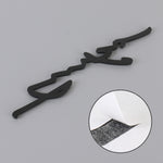 Car Personalized Aluminum Alloy Decorative Stickers, Size: 16x3.5x04cm