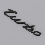 Car TURBO Personalized Aluminum Alloy Decorative Stickers, Size: 13x3x0.3cm