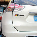 Car Germany Flag Style Power Metal Personalized Decorative Stickers, Size: 14x3x0.3cm, Germany Flag Style Power