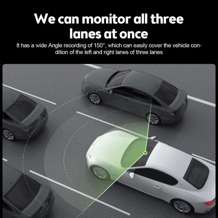 Car 1080P HD WiFi Driving Recorder, Supports Mobile APP Link & Automatic Loop Recording, Car WiFi Driving Recorder