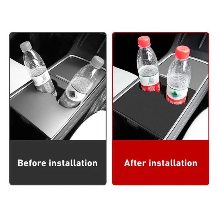 For Tesla Model 3 / Y Car Center Console Water Cup Holder All-inclusive Protective Pad, Water Cup Holder Pad