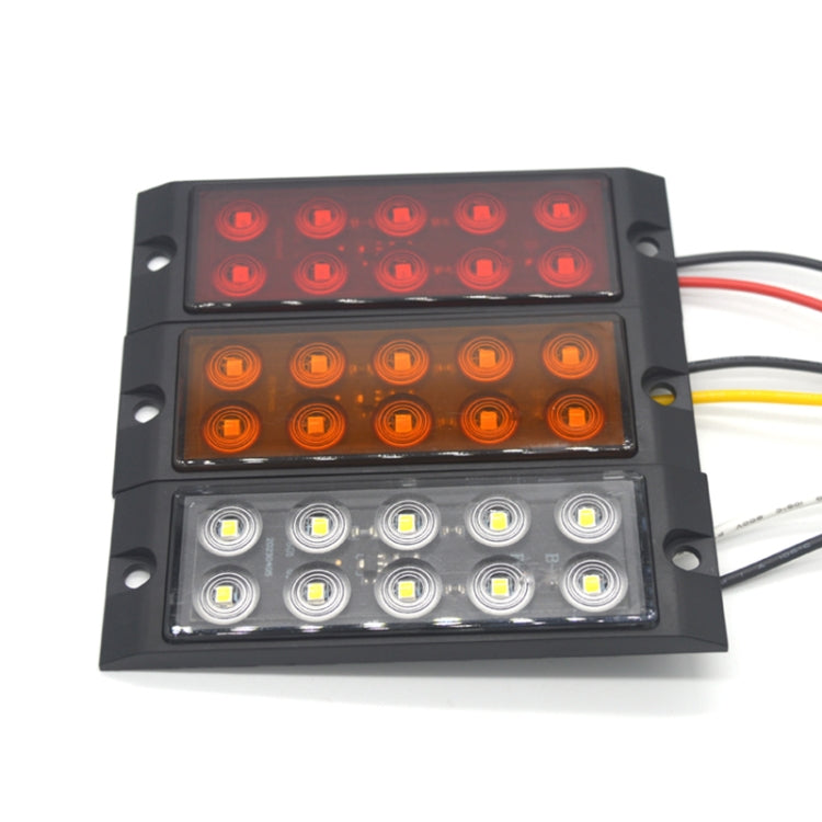 2pcs Car / Truck 10LEDs Side Marker Indicator Lights Bulb Lamp, MK-017(Orange), MK-017 (Red), MK-017 (White)