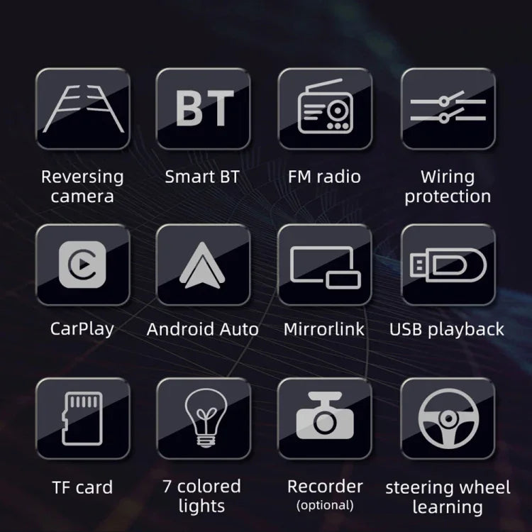 4 inch 800x480P Car Radio Receiver MP5 Player, Support FM & Bluetooth & SD Card with Remote Control, F7805C