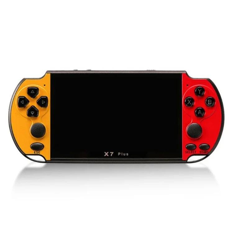 X7 Plus Retro Classic Games Handheld Game Console with 5.1 inch HD Screen & 8G Memory, Support MP4 / ebook, X7 Plus (Yellow + Red), X7 Plus (Yellow), X7 Plus (Blue + Red), X7 Plus (Blue), X7 Plus (Red)