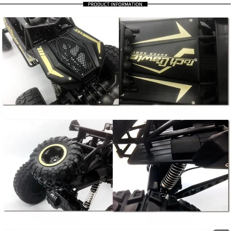 HD609 1:8 Oversized Alloy Climbing Car Off-road Remote Control Vehicle Toy