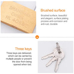 Copper Padlock Small Lock, Style: Short Lock Beam, 25mm Open, Short, 25mm Open
