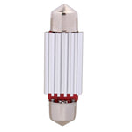 2 PCS Festoon 39mm 2W 200LM White Light 20 LED SMD 4014 Error Free License Plate Lights Car Light Bulb, 39mm