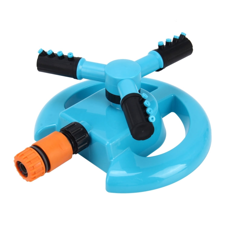 Garden Automatic Rotating Nozzle 360 Degree Rotary Automatic Sprinkler Garden Lawn Watering Nozzle,Applicable for 1/2 inch Water Pipes(Blue), 360 Degree Automatic Sprinkling 2