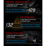A200 OBD2 3.5 inch Vehicle-mounted Head Up Display Security System, Support Car Speed / Engine Revolving Speed Display / Water Temperature / Voltage, A200