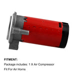 12V Portable Air Compressor for Air Horn Car Truck Vehicle, 12V Red