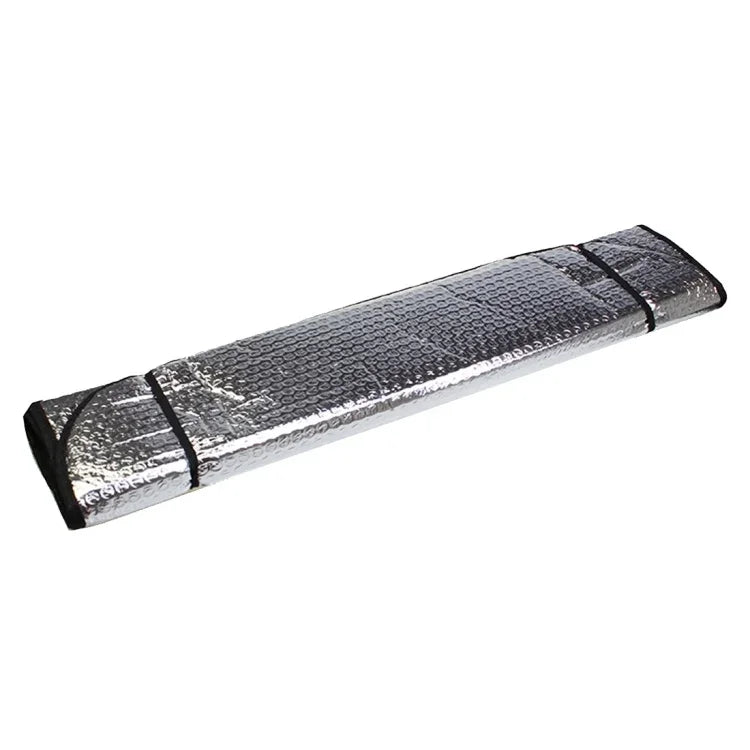 Silver Aluminum Foil Sun Shade Car Windshield Visor Cover Block Front Window Sunshade UV Protect, Size: 140 x 70cm, 140 x 70cm