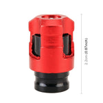 4 PCS Valve Shape Gas Cap Mouthpiece Cover Tire Cap Car Tire Valve Caps