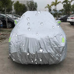PEVA Anti-Dust Waterproof Sunproof SUV Car Cover with Warning Strips, Fits Cars up to 5.1m(199 inch) in Length, 199inch (XL)