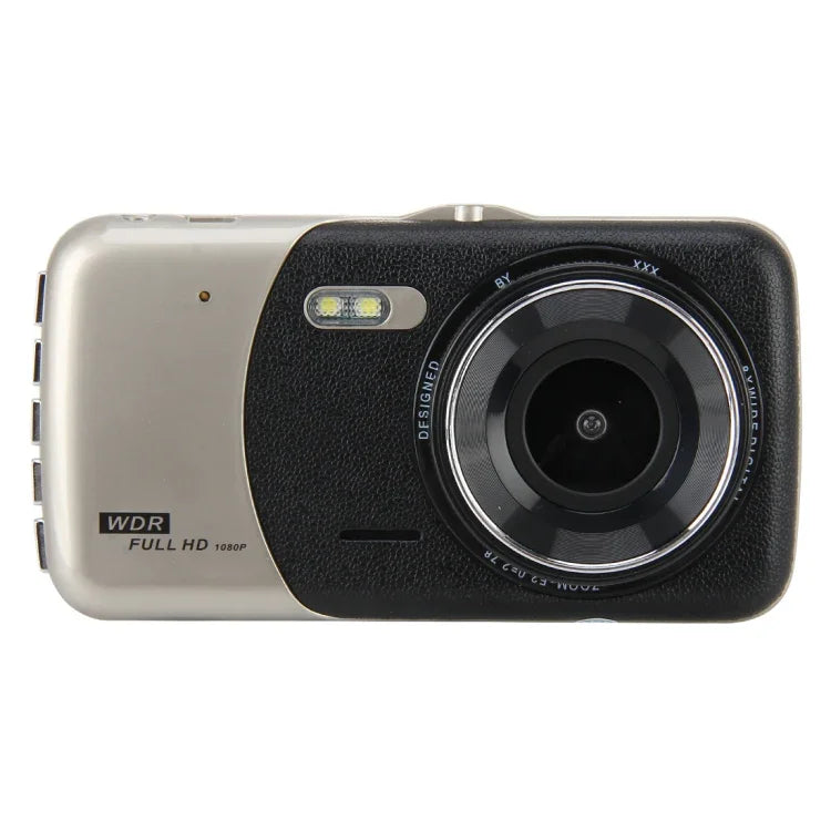 4 inch HD Video Recording HD Display Car Recorder with Separate F2.0 Camera, 12MP 170 Degrees Wide-angle/ Rear View Loop Recording/ G-Sensor Recording/ WDR Full HD/ Front Camera 1080P/ Rear Camera 720P/ Support 32G TF Card, 4 inch