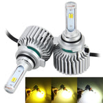 2 PCS 9012 26W 2250LM Car Headlight  LED Auto Light Built-in CANBUS Function (White Light, Yellow Light, Warm White Light), DC 9-16V, 9012