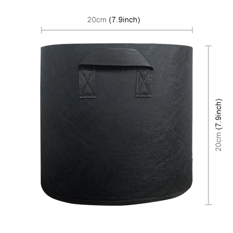 2 Gallon Planting Grow Bag Thickened Non-woven Aeration Fabric Pot Container with Handle, 2 Gallon