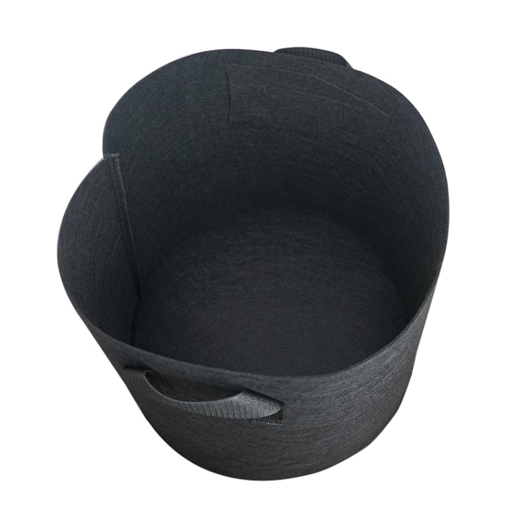 15 Gallon Planting Grow Bag Thickened Non-woven Aeration Fabric Pot Container with Handle, 15 Gallon