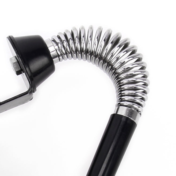 PS-512 Universal Car Decoration Extensile Aerial Glass-mount Cellular Antenna, Length: 60cm Black silver