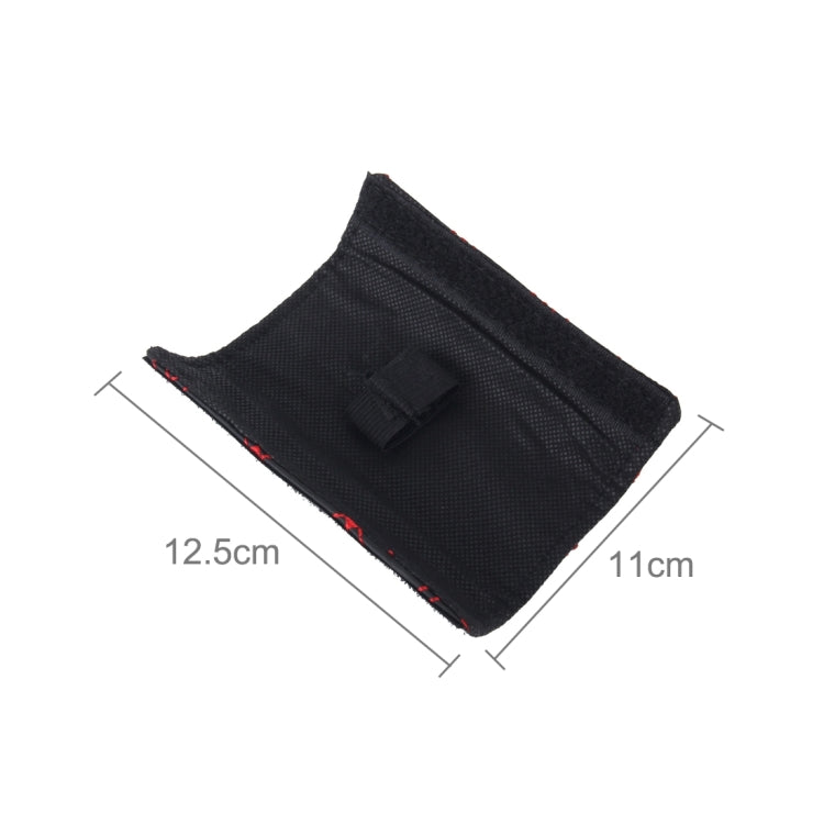 3 PCS Car Hand Brake Cover Shift Knob Gear Stick Cushion Sets Rear View Mirror Sets Cover Car Accessory Interior Decoration Pad, 3 PCS Red, 3 PCS White
