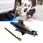 Upright ST-103D Heavy Duty Stabilizer Scissor Jack with Handle Lift Levelers 2000 Pound (1 Ton) Capacity Each - 10 to 35 CM Range, 1T Jack with Handle