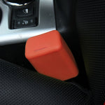 Safe Rubber Car Seat Belt Clips Locking Buckles Protective Cover, Black, Orange, Green, Blue, Red, Yellow