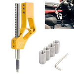 Car Modification Heightening Gear Shifter Extension Rod Adjustable Height Adjuster Lever Shift Lever with Adapters for Honda