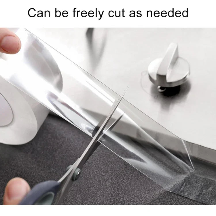 Acrylic Rubber Kitchen and Bathroom Waterproof Moisture-proof Tape Mildew Proof Stickers Size: 5cm x 3m, Thickness: 0.5mm, 5cm x 3m