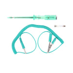 CNJB-85486 Circuit Tester and Electrical Voltage Detector Pen Set With Crocodile Clip And Replaceable Lamp 6-24V, Wire Length: 80cm, Circuit Tester