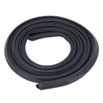 80cm B Shape Car Decorative Strip Rubber Chrome Decoration Strip Door Seal Window Seal, 80cm B Shape