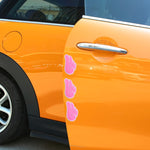 4 PCS Angel Wing Shape Cartoon Style PVC Car Auto Protection Anti-scratch Door Guard Decorative Sticker, Angel Wing