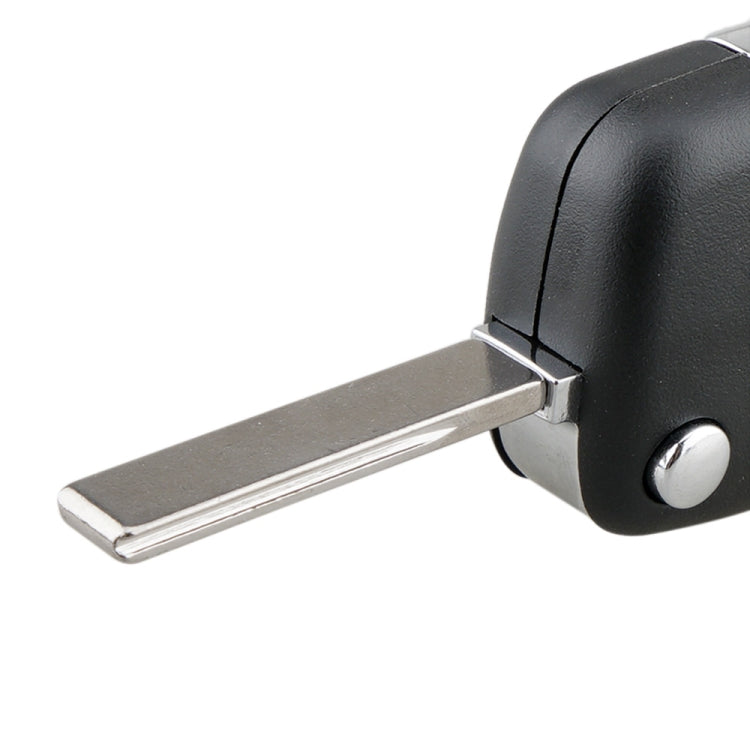 For PEUGEOT Car Keys Replacement 3 Buttons Car Key Case with Grooved and Holder, 3 Buttons with Grooved