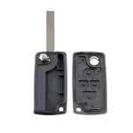 For CITROEN C8 / PEUGEOT 1007 Car Keys Replacement 4 Buttons Car Key Case with Grooved, without Holder, For CITROEN C8 / PEUGEOT 1007