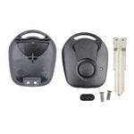 For SSANGYONG Actyon / Kyron / Rexton Car Keys Replacement 2 Buttons Car Key Case with Key Blade, For SSANGYONG Actyon