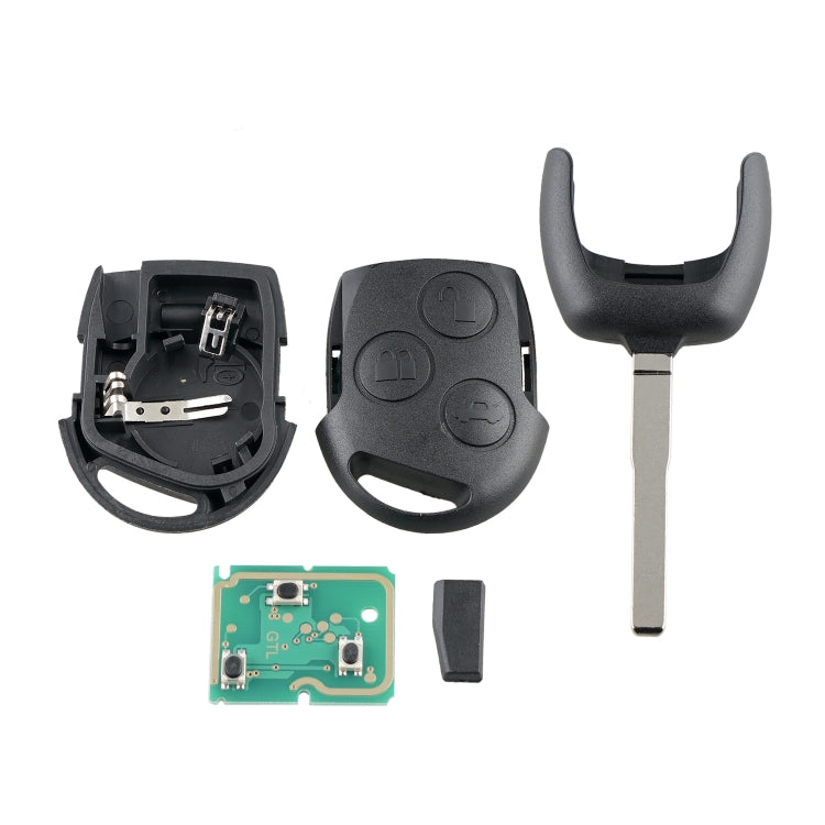 For Ford Focus Intelligent Remote Control Oval Car Key with 63 Chip 40 Bit & Battery, Frequency: 433MHz, For Ford Focus Oval