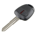 For MITSUBISHI 2 Buttons Intelligent Remote Control Car Key with 46 Chip & Battery & Left Slot, Frequency: 433MHz, For MITSUBISHI(Left)