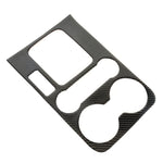 Car Carbon Fiber Gearshift Panel Frame Decorative Sticker for Volkswagen Touareg, Gearshift Panel