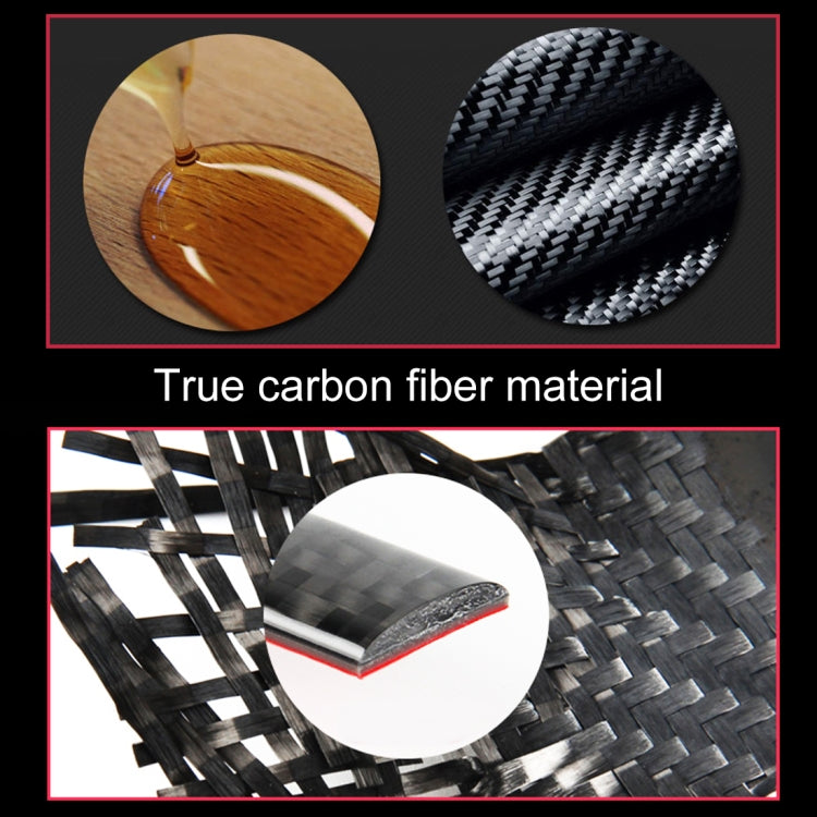 Car Carbon Fiber Steering Wheel Frame Decorative Sticker for Ford New Mondeo 2013-2019, Steering Wheel Frame